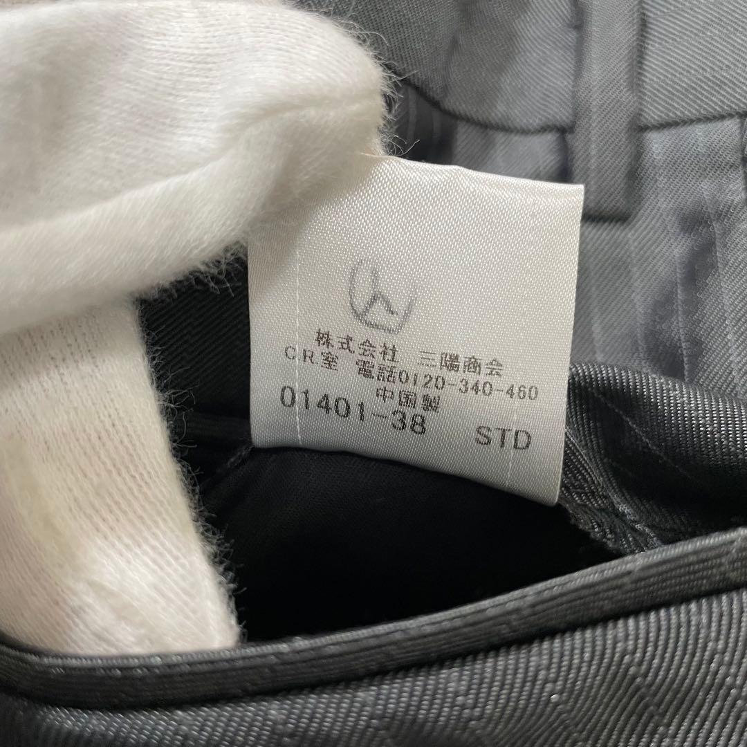 BURBERRY BLACKLABEL スーツ　セットアップ　光沢　Mサイズ　灰