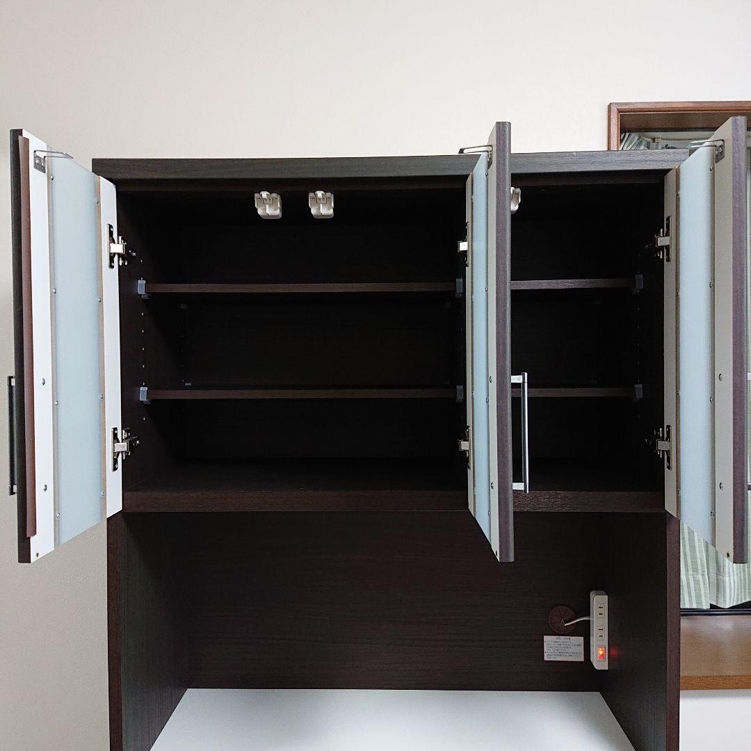 ニトリ　NITORI キッチンボード　キッチンカウンター　食器棚 幅90cm