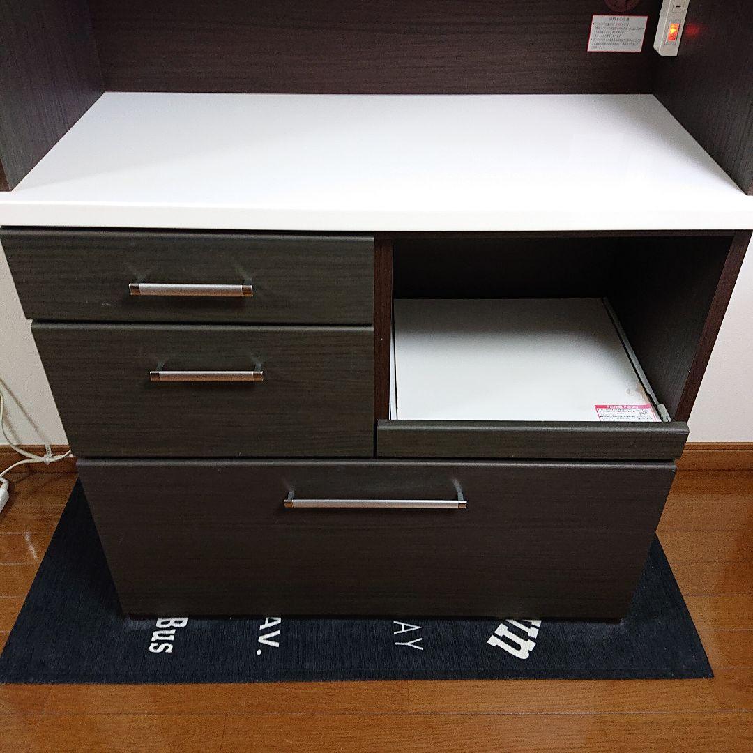 ニトリ　NITORI キッチンボード　キッチンカウンター　食器棚 幅90cm