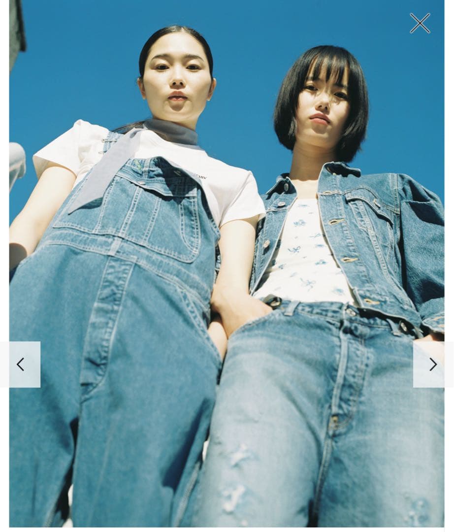 HOLIDAY ビッグデニムオーバーオール　size 0