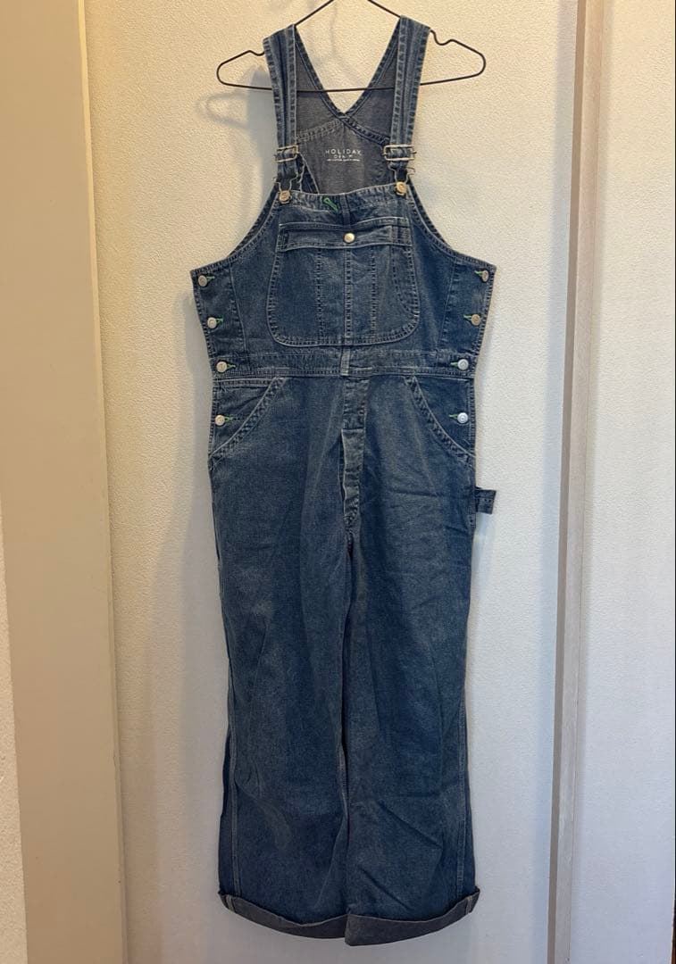 HOLIDAY ビッグデニムオーバーオール　size 0