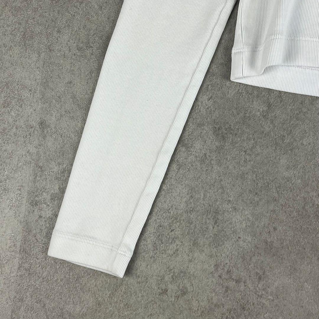 大人気 DIESEL ディーゼル（S）ホワイト 長袖 クロップドTシャツ