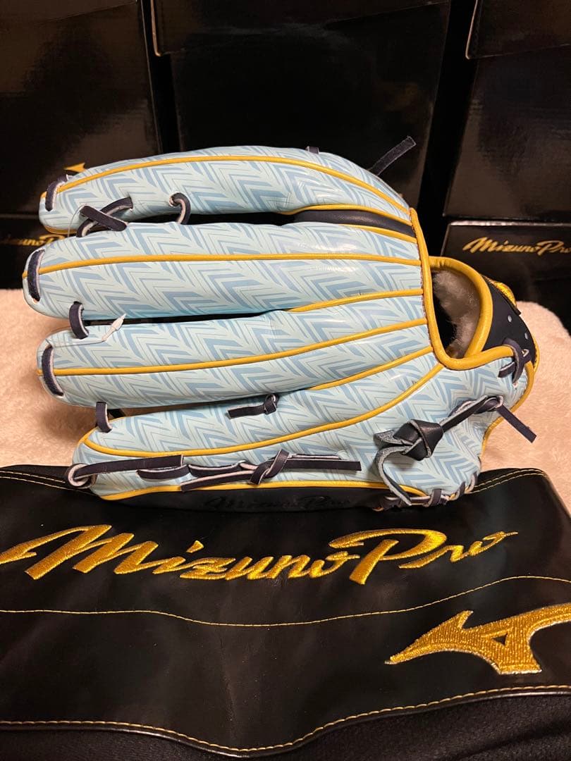 ミズノ輝動シリーズ　ミズノプロ　軟式　野球　外野手用　グローブ