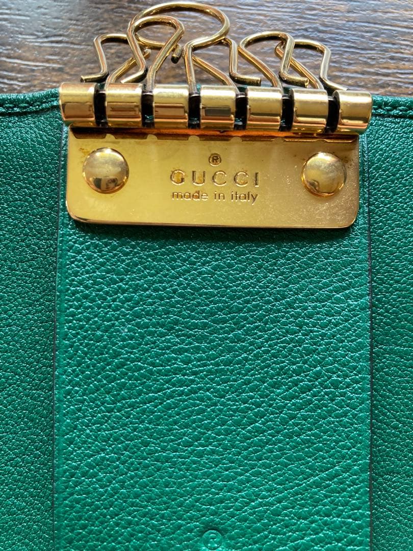 GUCCI バンブー GGマーモント 6連キーケース