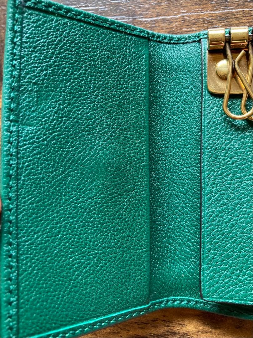 GUCCI バンブー GGマーモント 6連キーケース