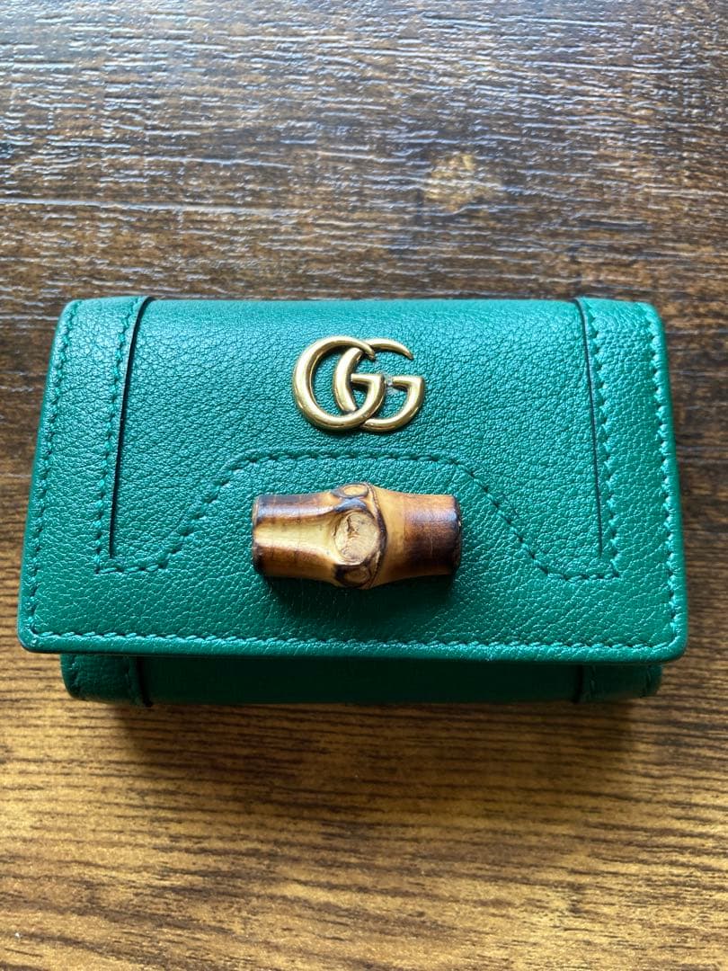 GUCCI バンブー GGマーモント 6連キーケース