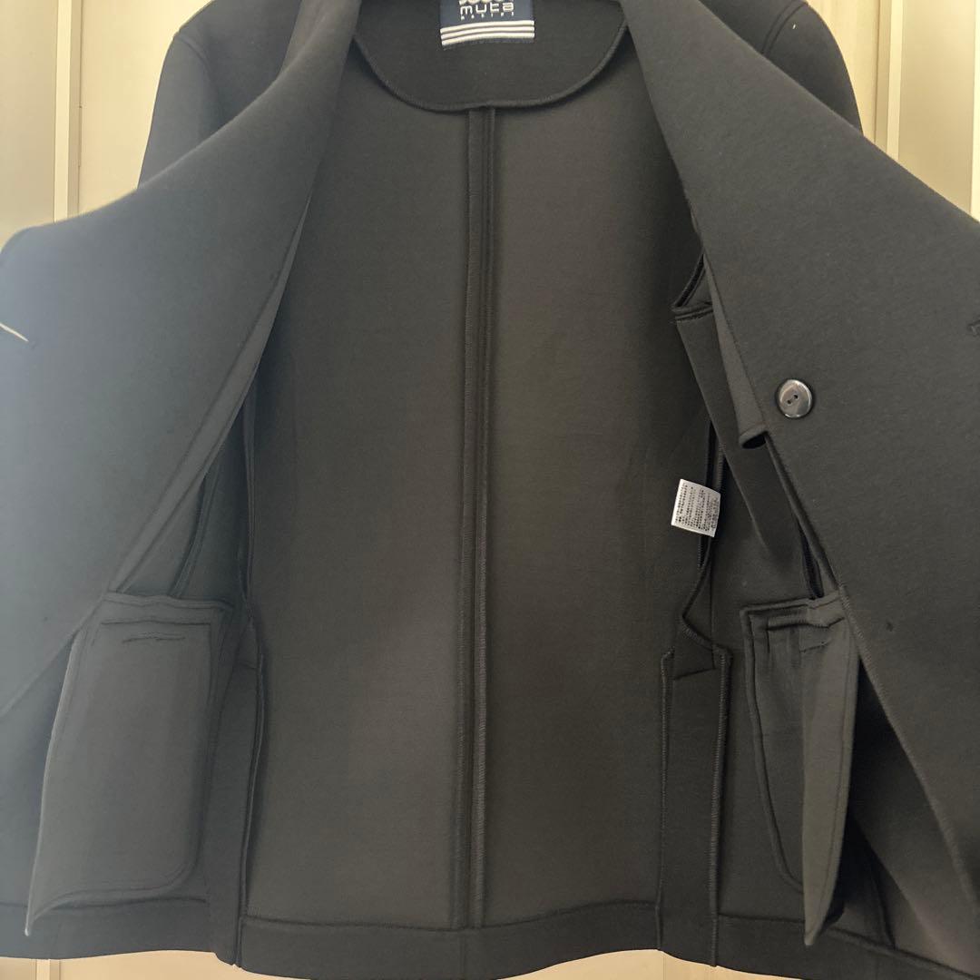 MUTA ブラック ピーコート 新品タグ付き