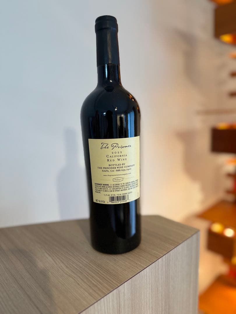 The Prisoner 2022 ナパ赤ワイン 750ml 25年6月購入