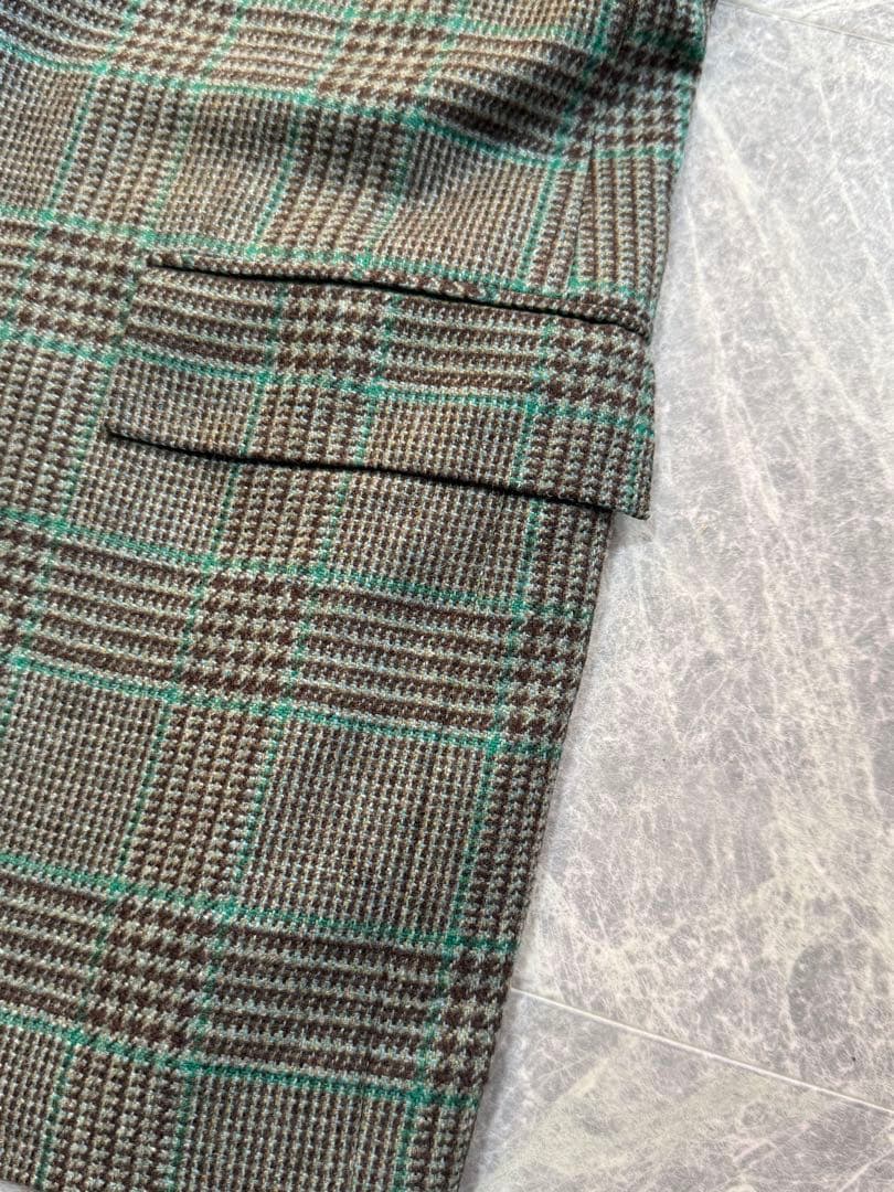 KITON キートン 100% カシミヤ テーラードジャケット チェック柄 48