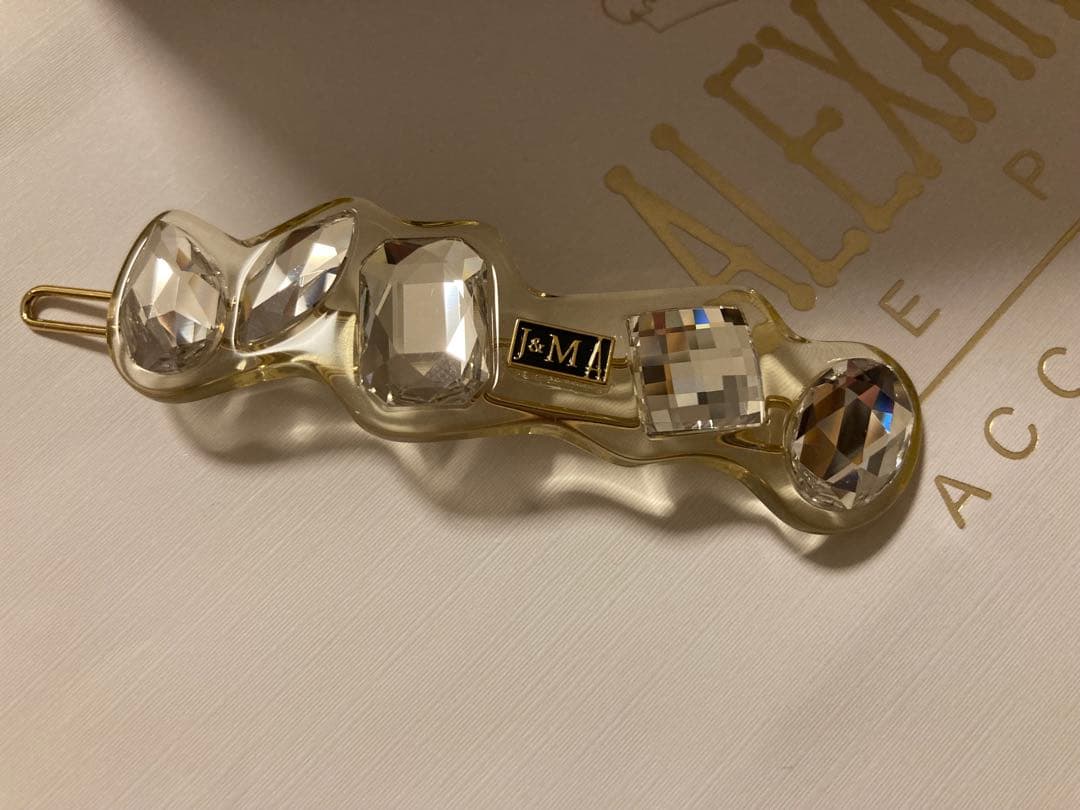 【新品未使用】ALEXANDRE DE PARIS × J&M ヘアピン