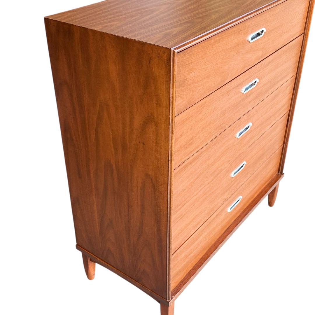 KZ017 ドレクセルヘリテイジ　脚付き 5段チェスト アメリカ製