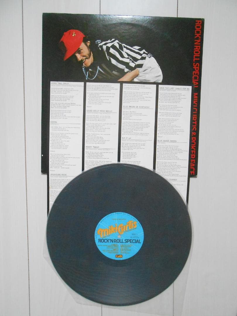 MIKI CURTIS 　ミッキーカーチス LPレコード 矢沢永吉