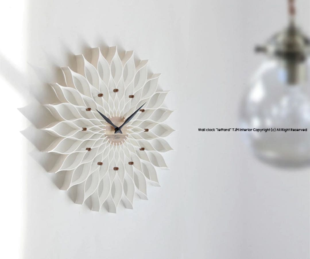 現行品　未使用　ルファール　ウォールクロック　ホワイト　フランフラン　壁掛け時計