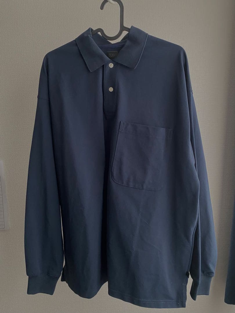 DAIWA PIER39 ネイビー 長袖ポロシャツ