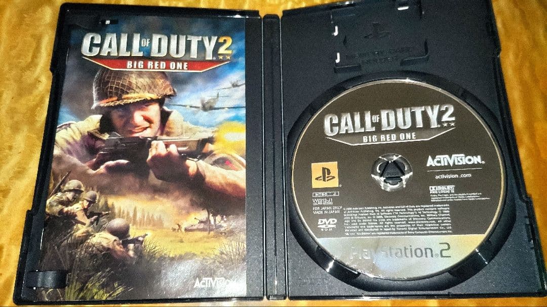 【PS2 レア物CoD 2作品】CoD:ファイネストアワー、2 ビッグレッドワン