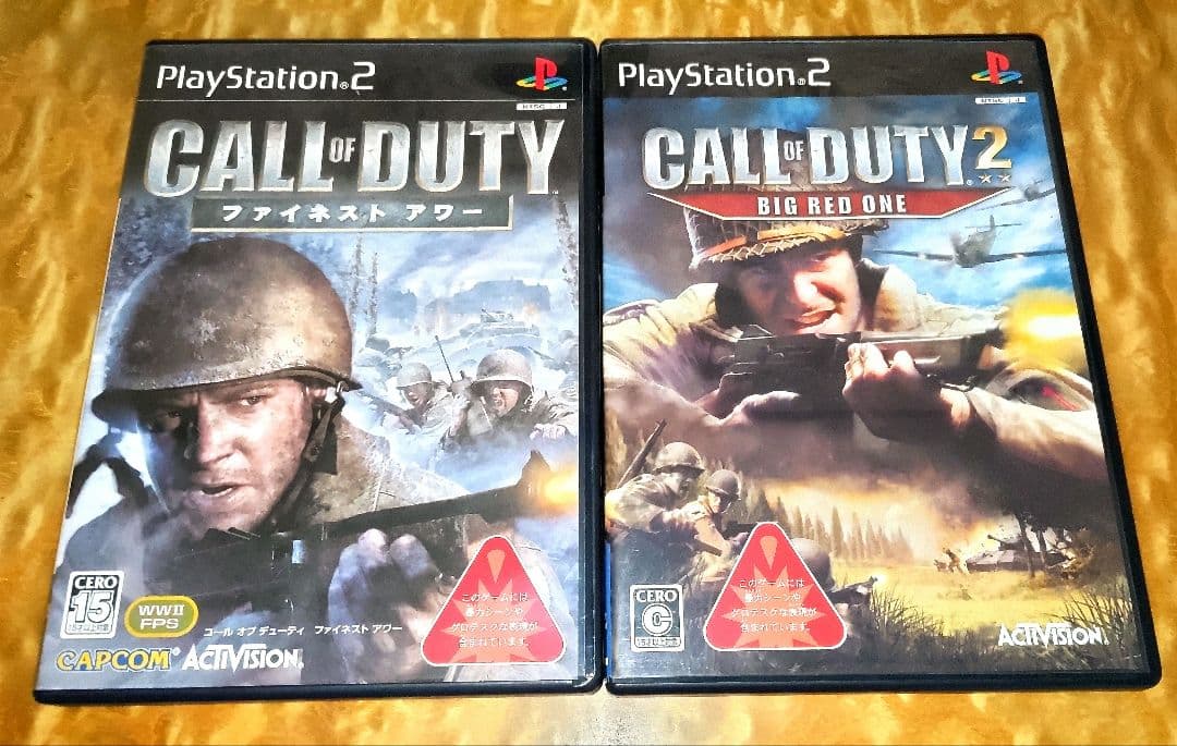 【PS2 レア物CoD 2作品】CoD:ファイネストアワー、2 ビッグレッドワン