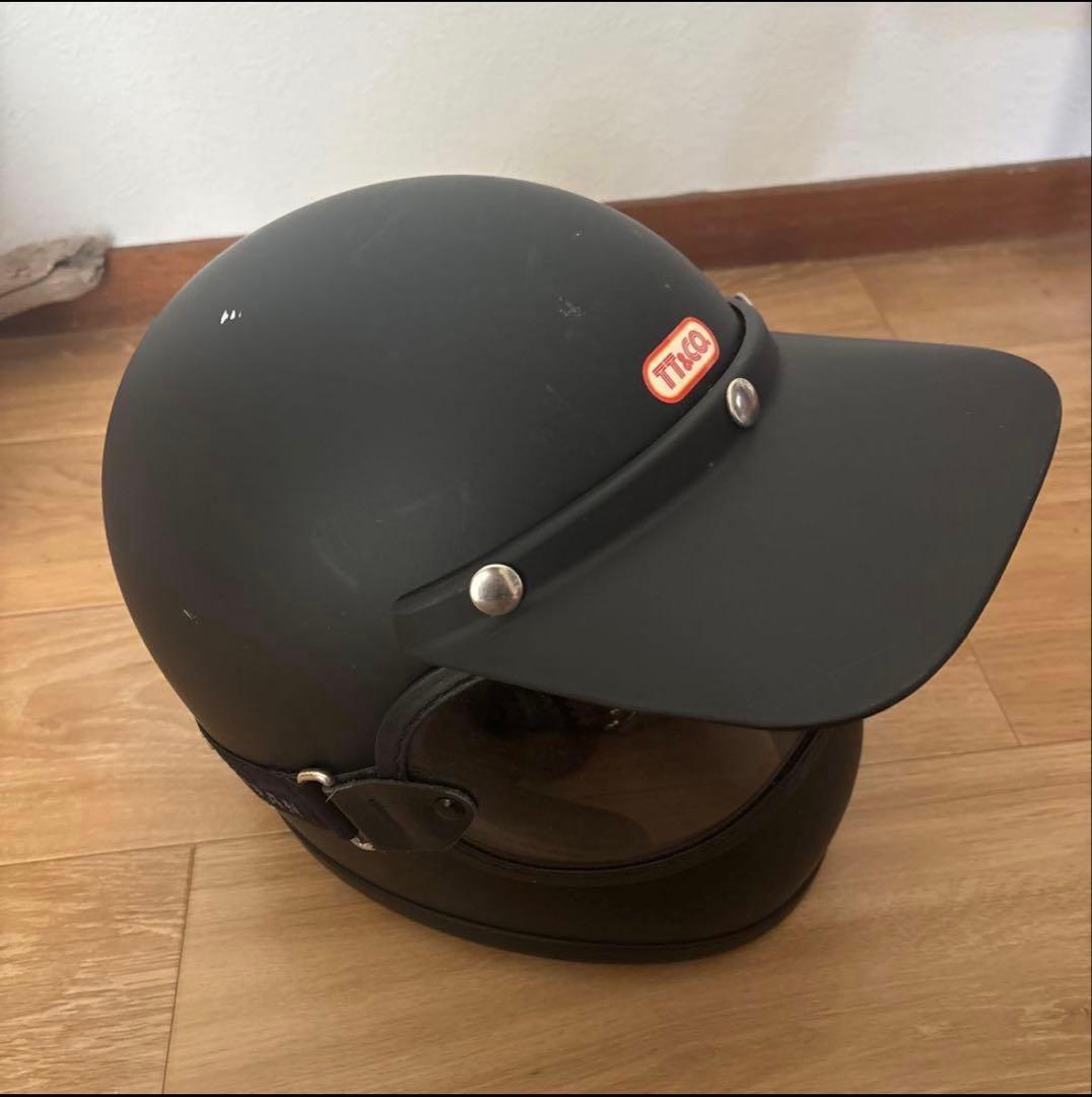 TT&CO トゥーカッター　フルフェイスヘルメット マットブラック