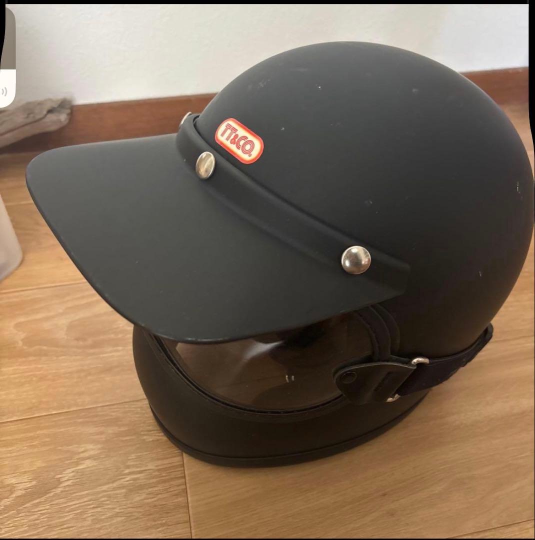 TT&CO トゥーカッター　フルフェイスヘルメット マットブラック