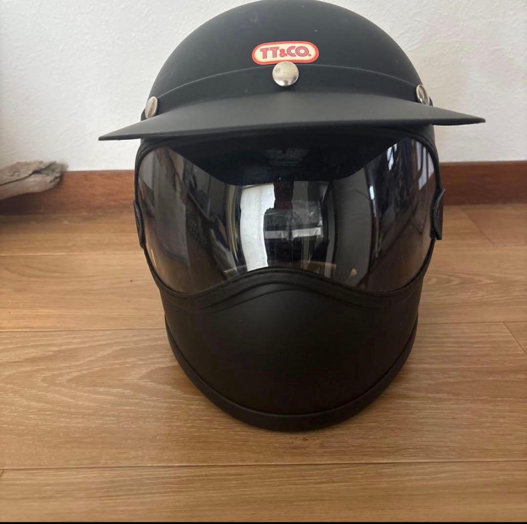 TT&CO トゥーカッター　フルフェイスヘルメット マットブラック