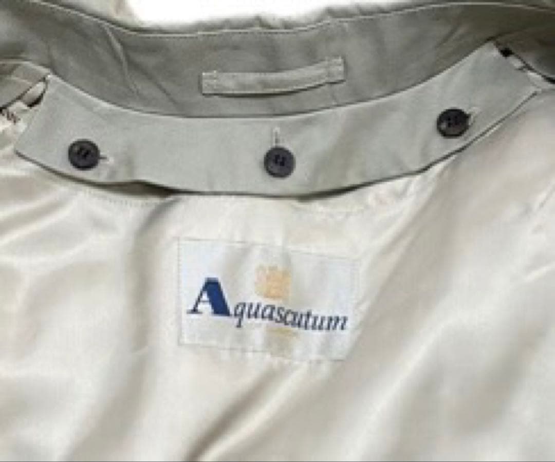 美品 Aquascutum アクアスキュータム トレンチコート ライナー付き