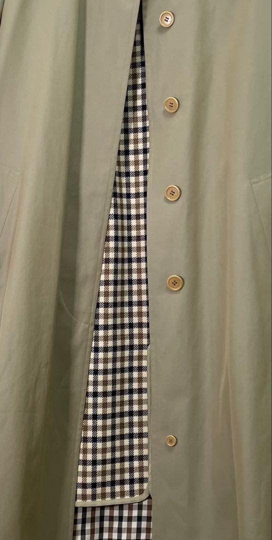 美品 Aquascutum アクアスキュータム トレンチコート ライナー付き