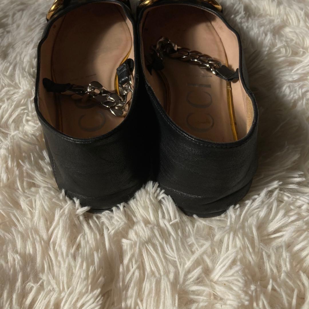 ★グッチ★ホースビット★ローファー★フラットシューズ★621161★ブラック★