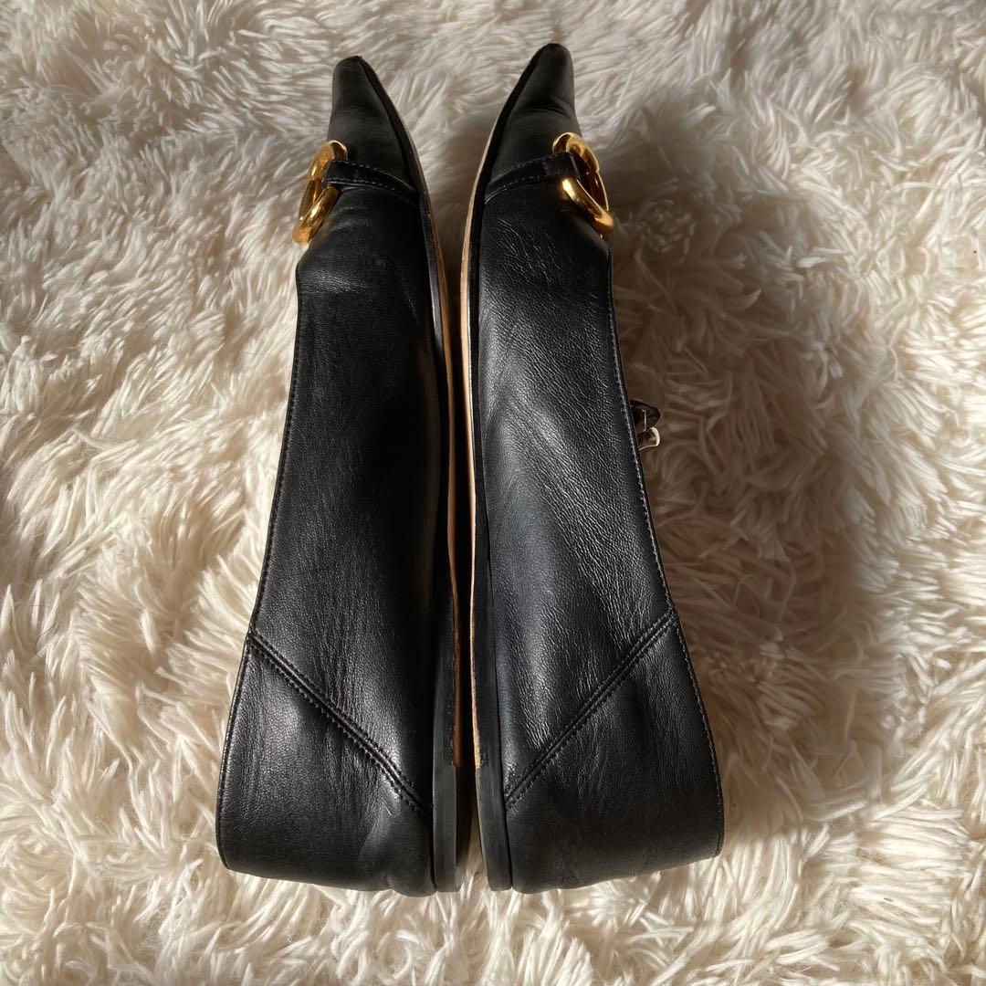 ★グッチ★ホースビット★ローファー★フラットシューズ★621161★ブラック★