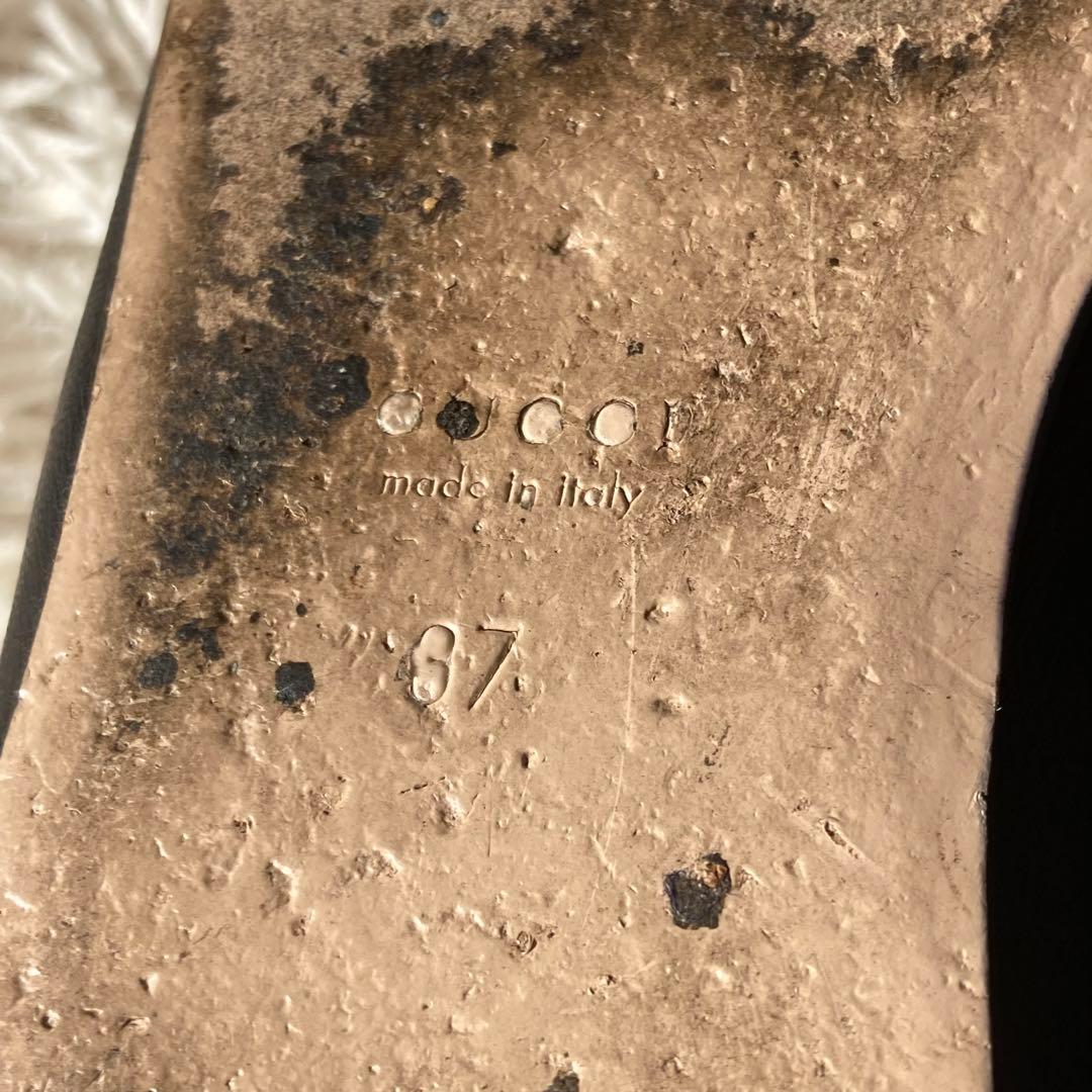 ★グッチ★ホースビット★ローファー★フラットシューズ★621161★ブラック★