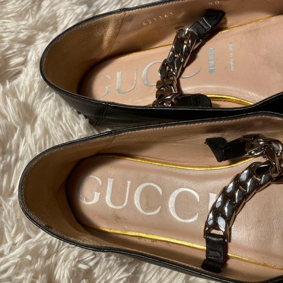 ★グッチ★ホースビット★ローファー★フラットシューズ★621161★ブラック★