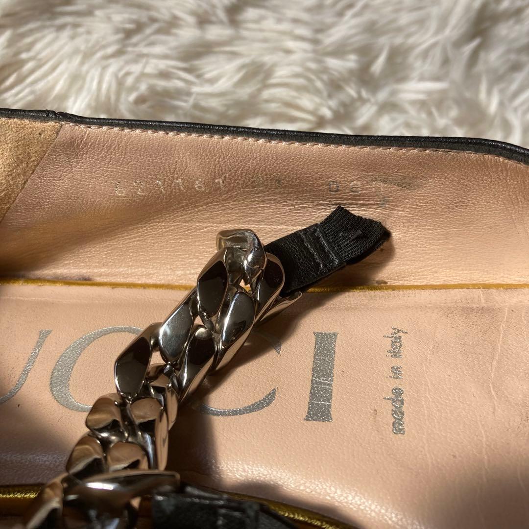 ★グッチ★ホースビット★ローファー★フラットシューズ★621161★ブラック★