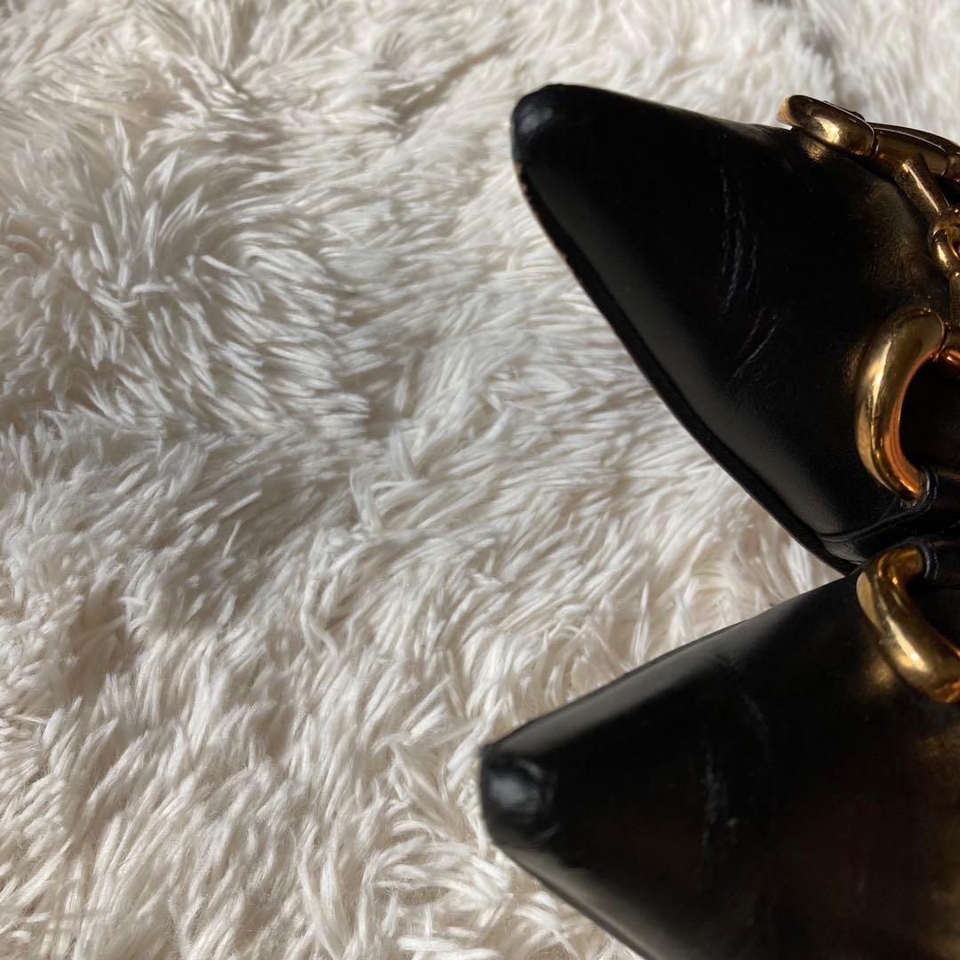 ★グッチ★ホースビット★ローファー★フラットシューズ★621161★ブラック★