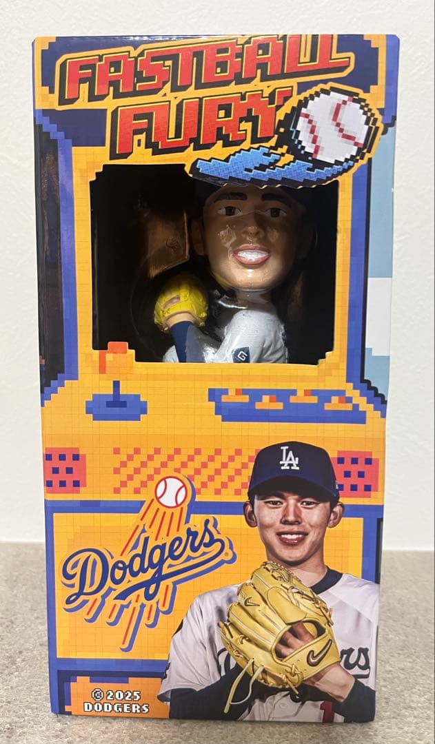 8/4 球場配布 ドジャース 佐々木朗希 ボブルヘッド 非売品