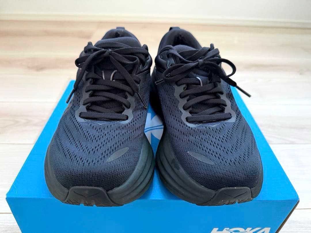HOKA BONDI8 ブラック　24cm ホカ