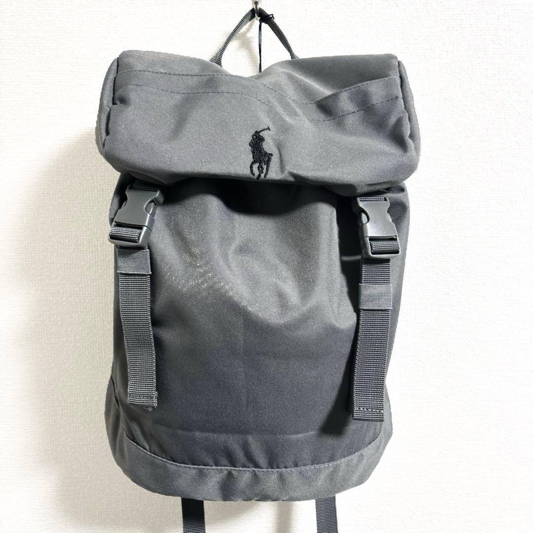 【極美品】ラルフローレン リュックサック　グレーRAS10104A