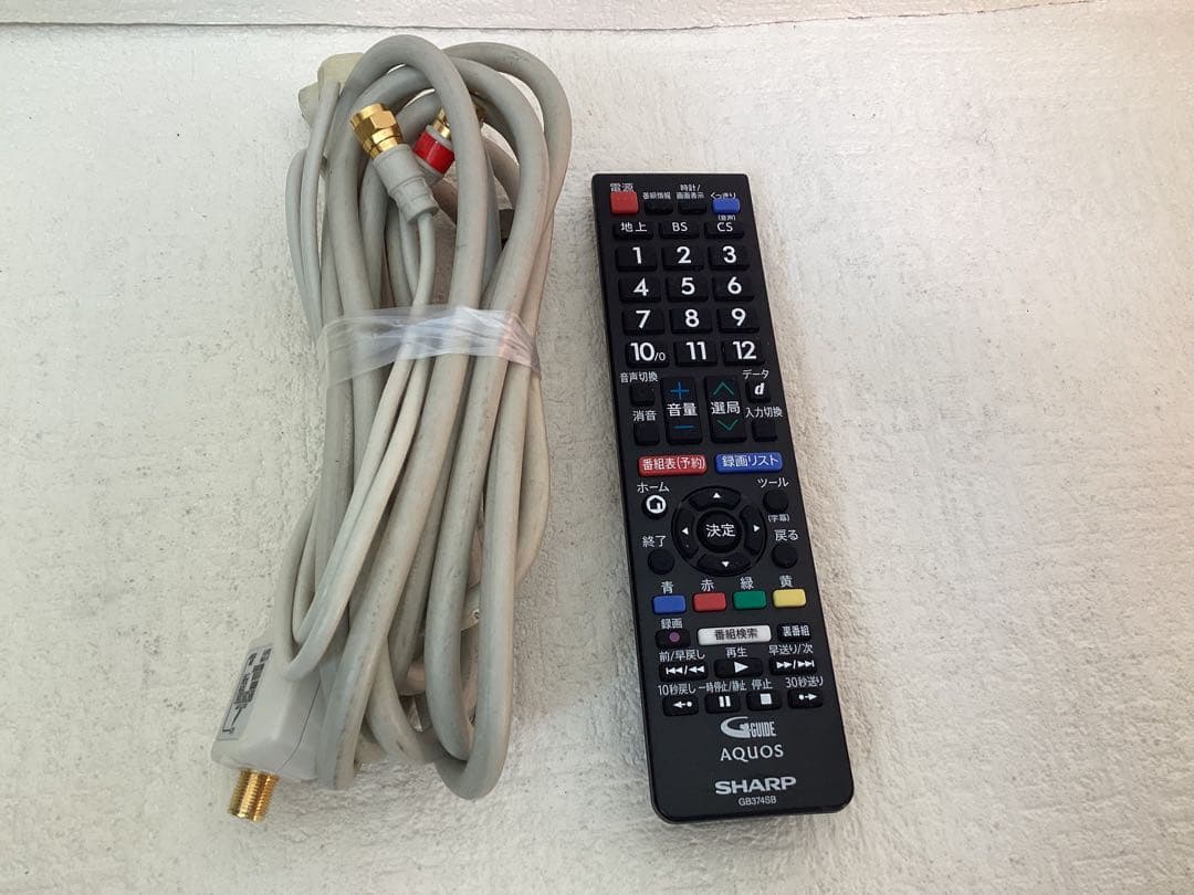 シャープ　液晶テレビ　2T-C19DE 2024年製