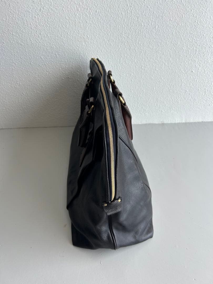 土屋鞄　レザーボストンバック　アーバンネイビー　メンズ