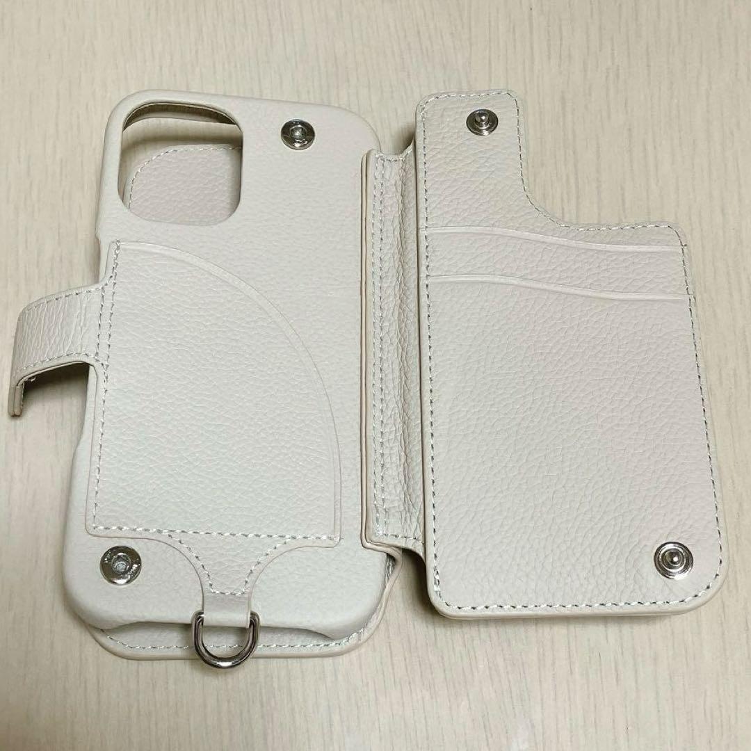 DEMIU BALLON バロン ドゥ iPhone16 レザーケース ベージュ