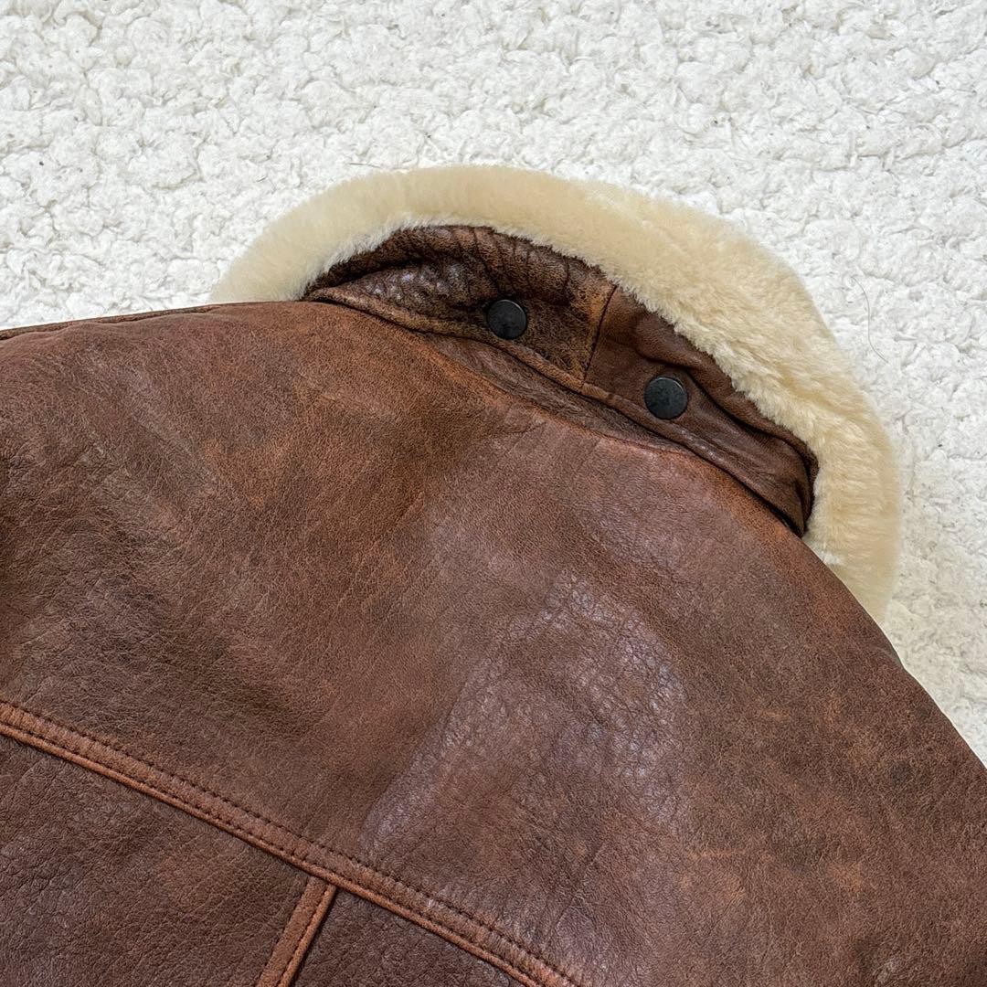 BEIN FOR MARKET フライトジャケット 羊革 襟ムートン 韓国製 L