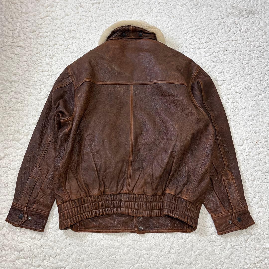 BEIN FOR MARKET フライトジャケット 羊革 襟ムートン 韓国製 L
