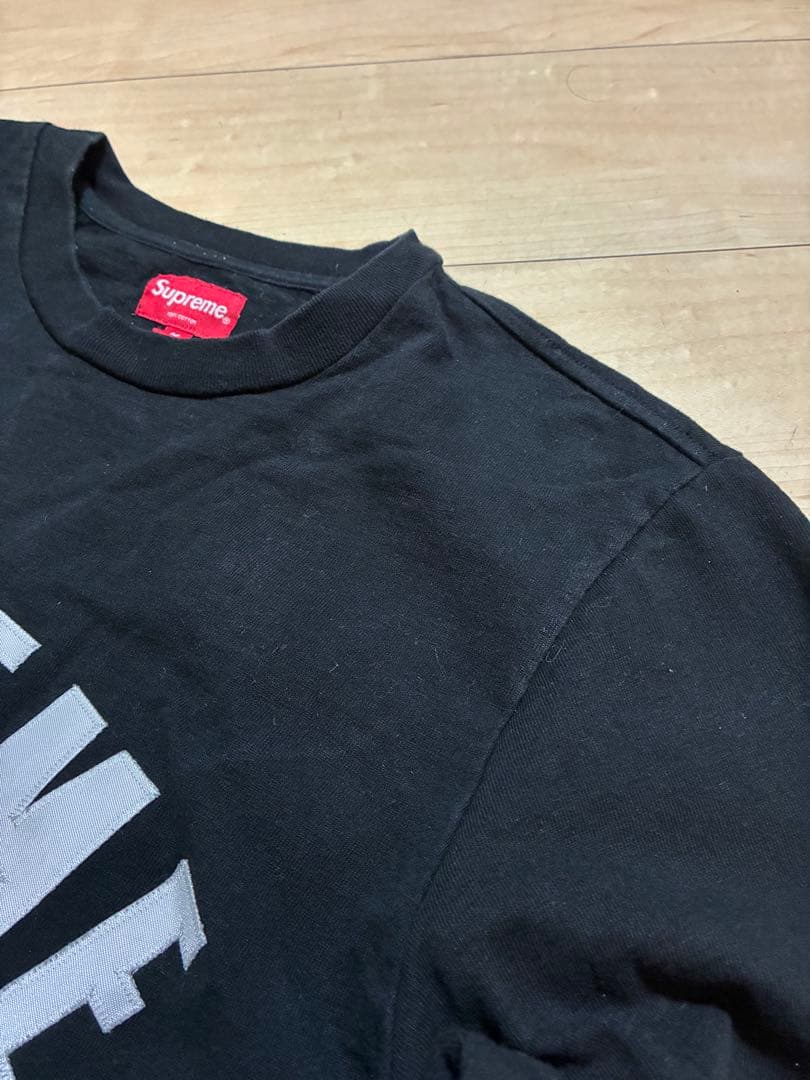 SUPREME（シュプリーム） 16SS アーチロゴ 長袖Tシャツ　ブラック