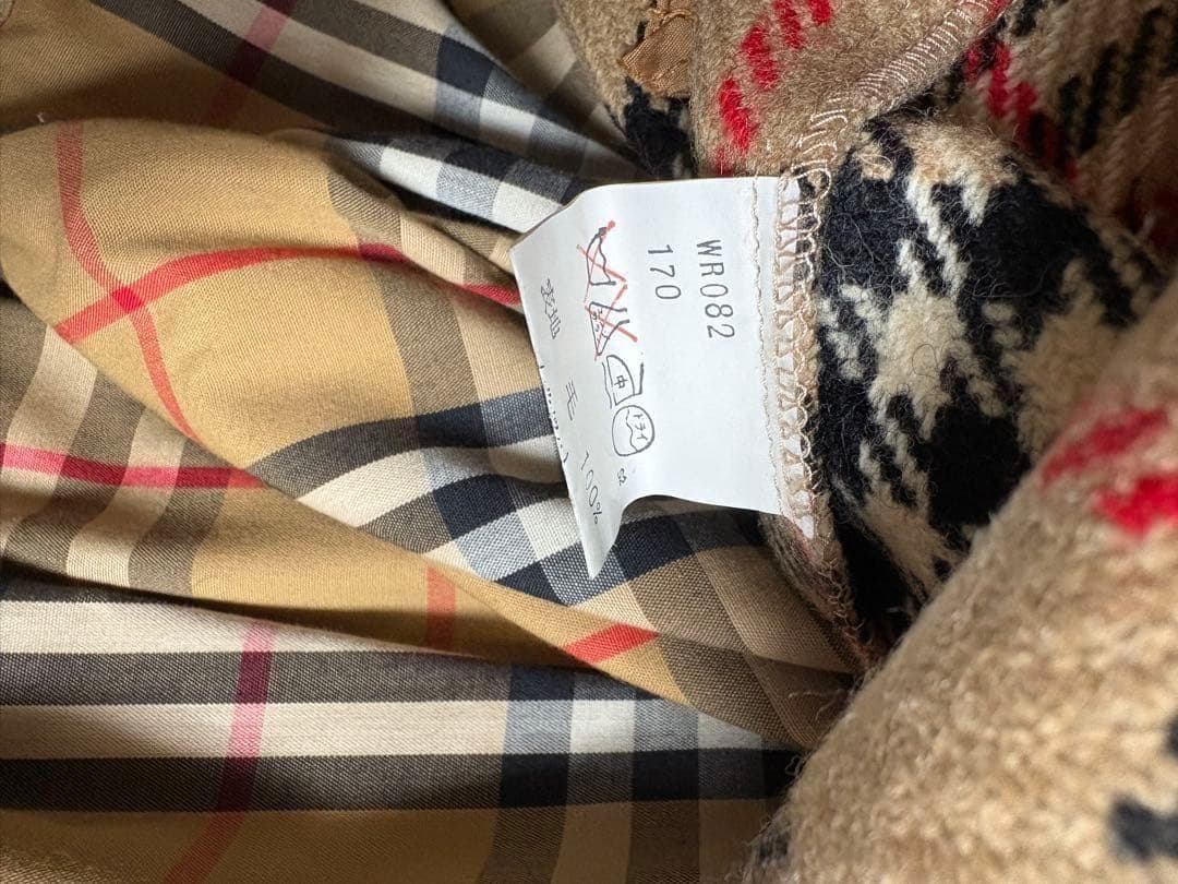 バーバリー トレンチコート ダブル ライナー ノバチェック ベルト L〜XL相当