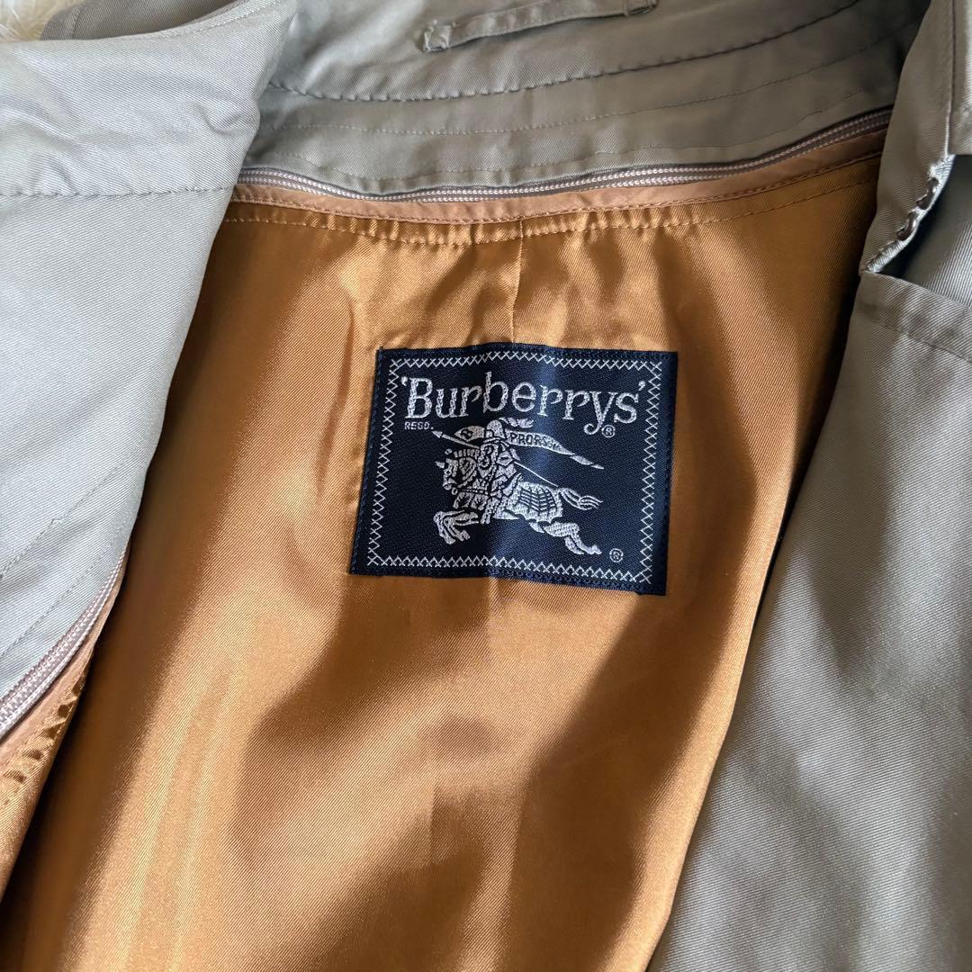 バーバリー トレンチコート ダブル ライナー ノバチェック ベルト L〜XL相当