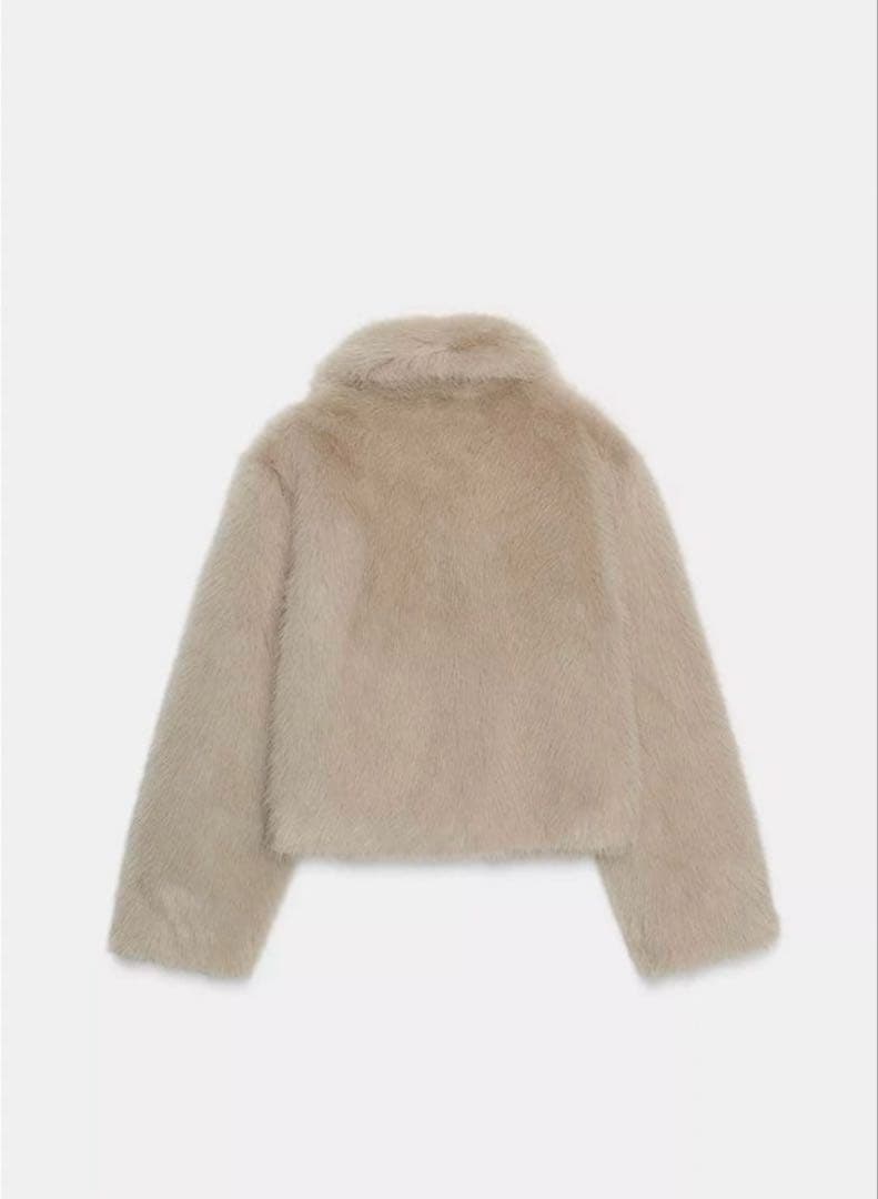 zara ダブルフェイスフェイクファージャケット　S