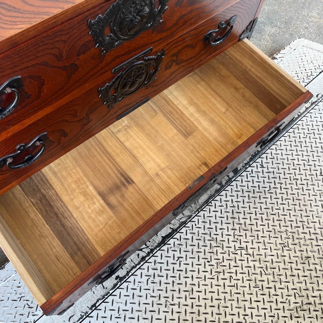 【岩谷堂】３段箪笥◇◆時代箪笥◆◇天然木◆◇