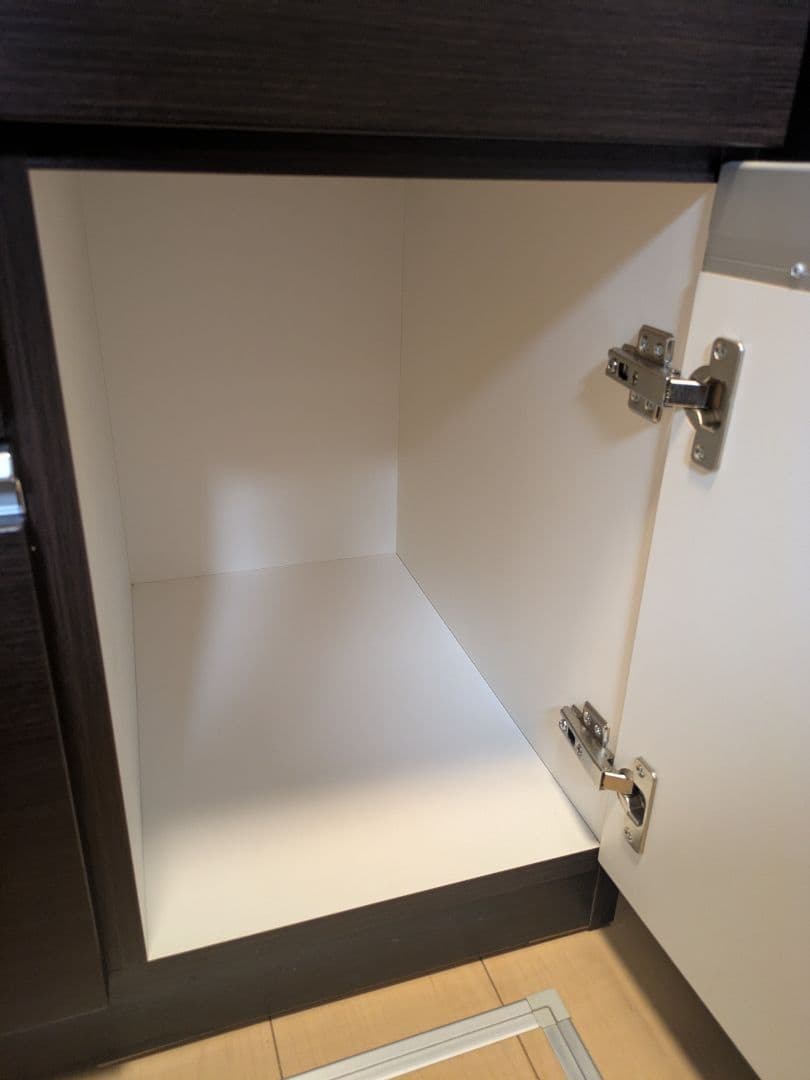 キッチンカウンター(レジューム 90QH-R DBR)