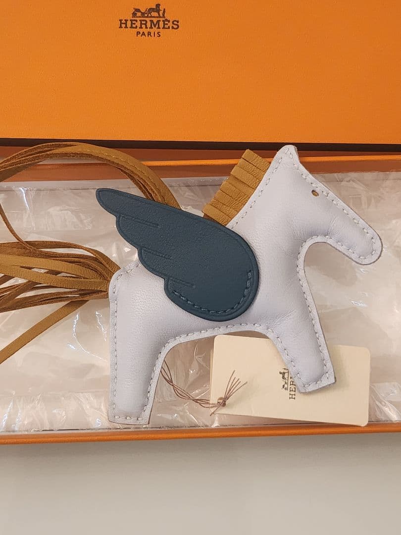 エルメスHERMESロデオペガサスPMアニョーミロブループリュム【美品】