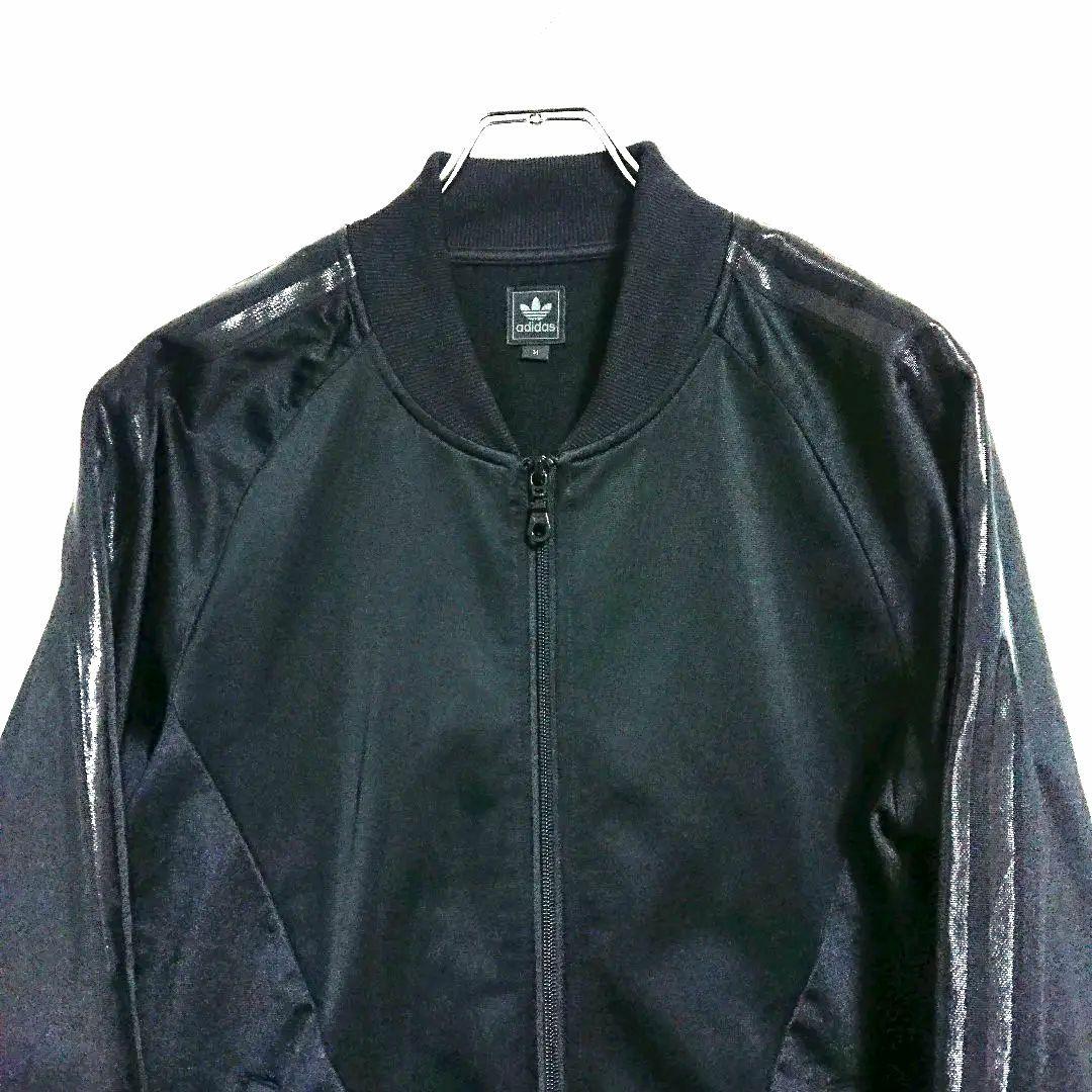 アディダス × バンキッシュ コラボ 黒 デカロゴ トラックジャケット ジャージ