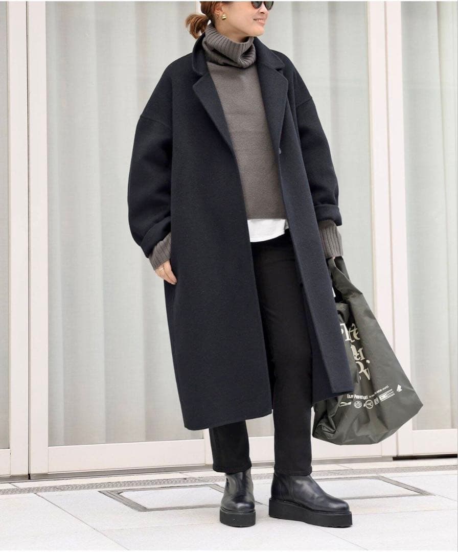 Deuxieme Classe ウールアンゴラリバーコート