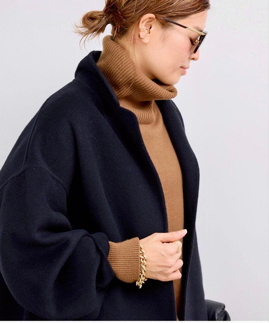 Deuxieme Classe ウールアンゴラリバーコート