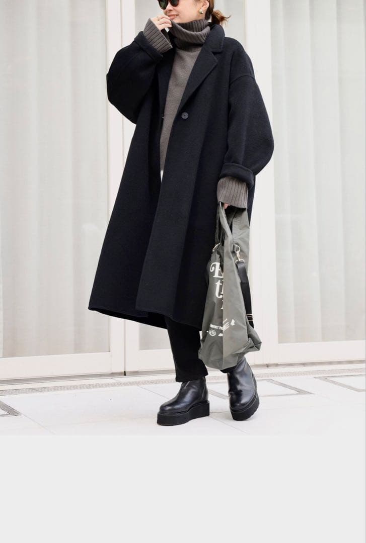 Deuxieme Classe ウールアンゴラリバーコート